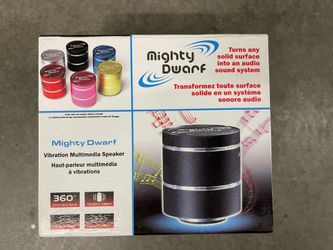 Mighty Dwarf 5 Watt Vibration Mutlimedia Portable Sound NEW