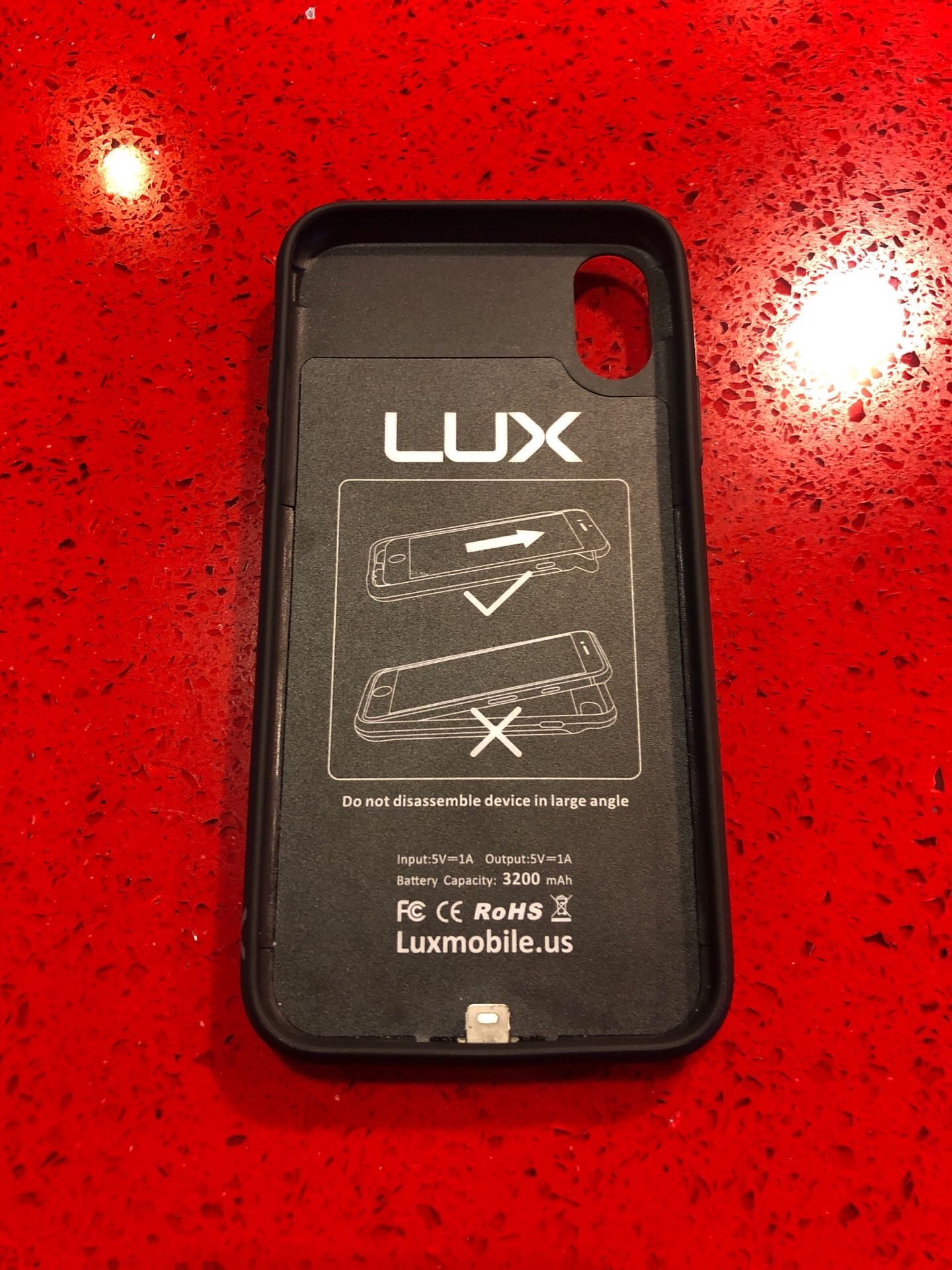 Lux iPhone battery case