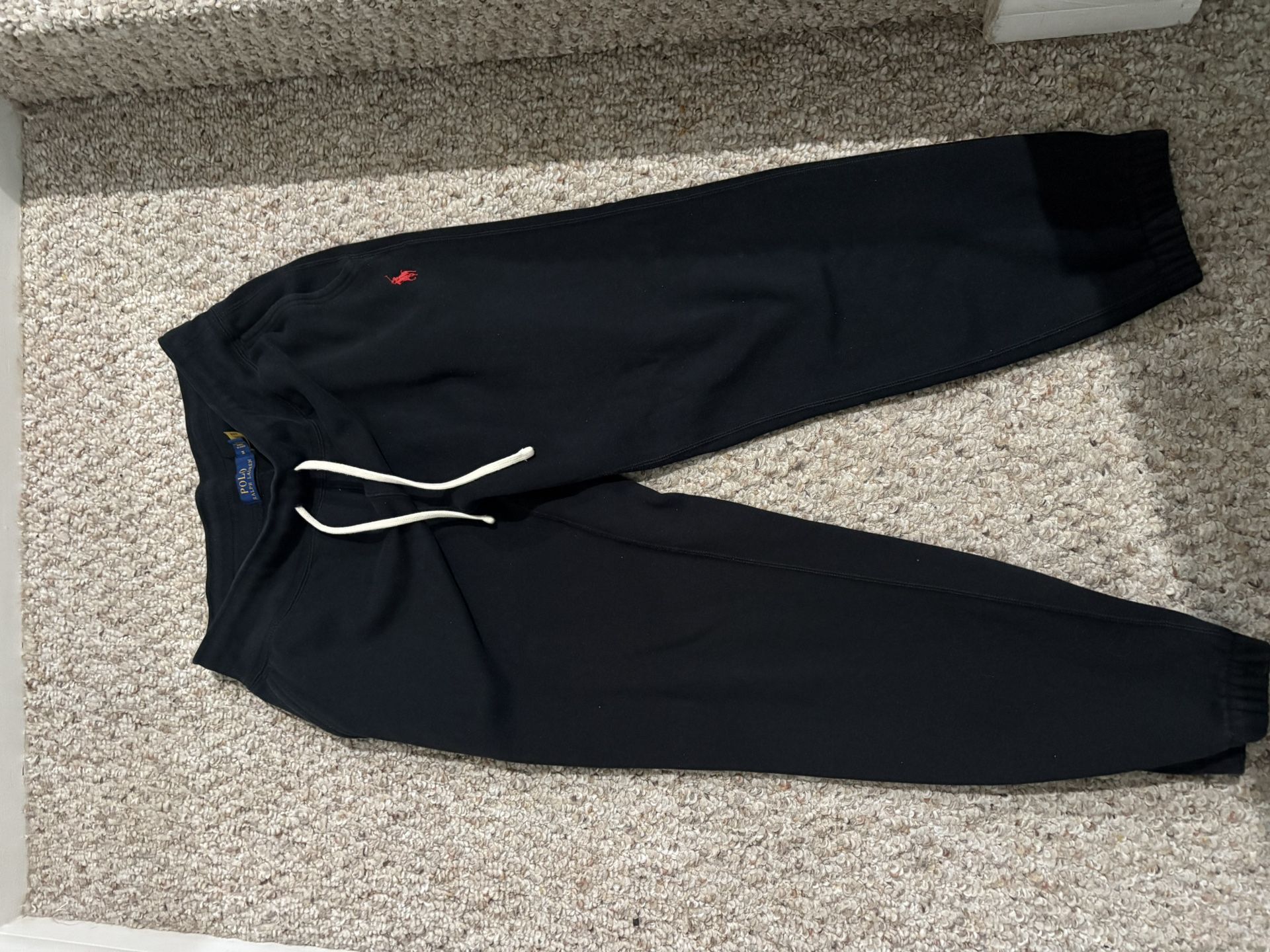 Mens black sweatpants Polo