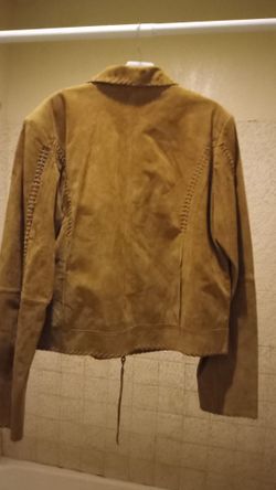 NEW BTG DESIGNER AND CONTEMPORARY LADY'S LEATHER JACKET