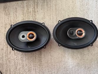 Infinity 693M kappa 6X9 3 way 360 watt speakers in gold and black, not Bose, alpine, JL audio, Jbl, Sonos, Sony, kicker