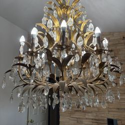 Antique Crystal Chandelier