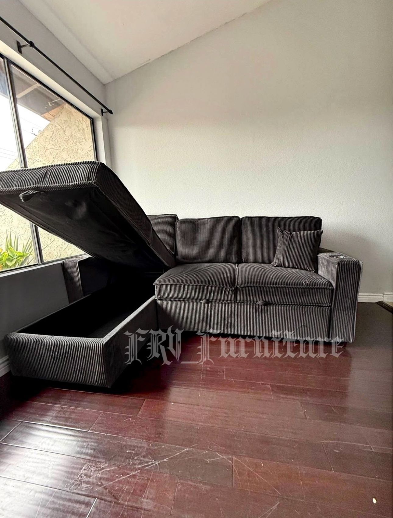 New Black Sofa