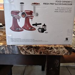 Kitchenaid Stand Mixer Grinder And Slicer Attachment