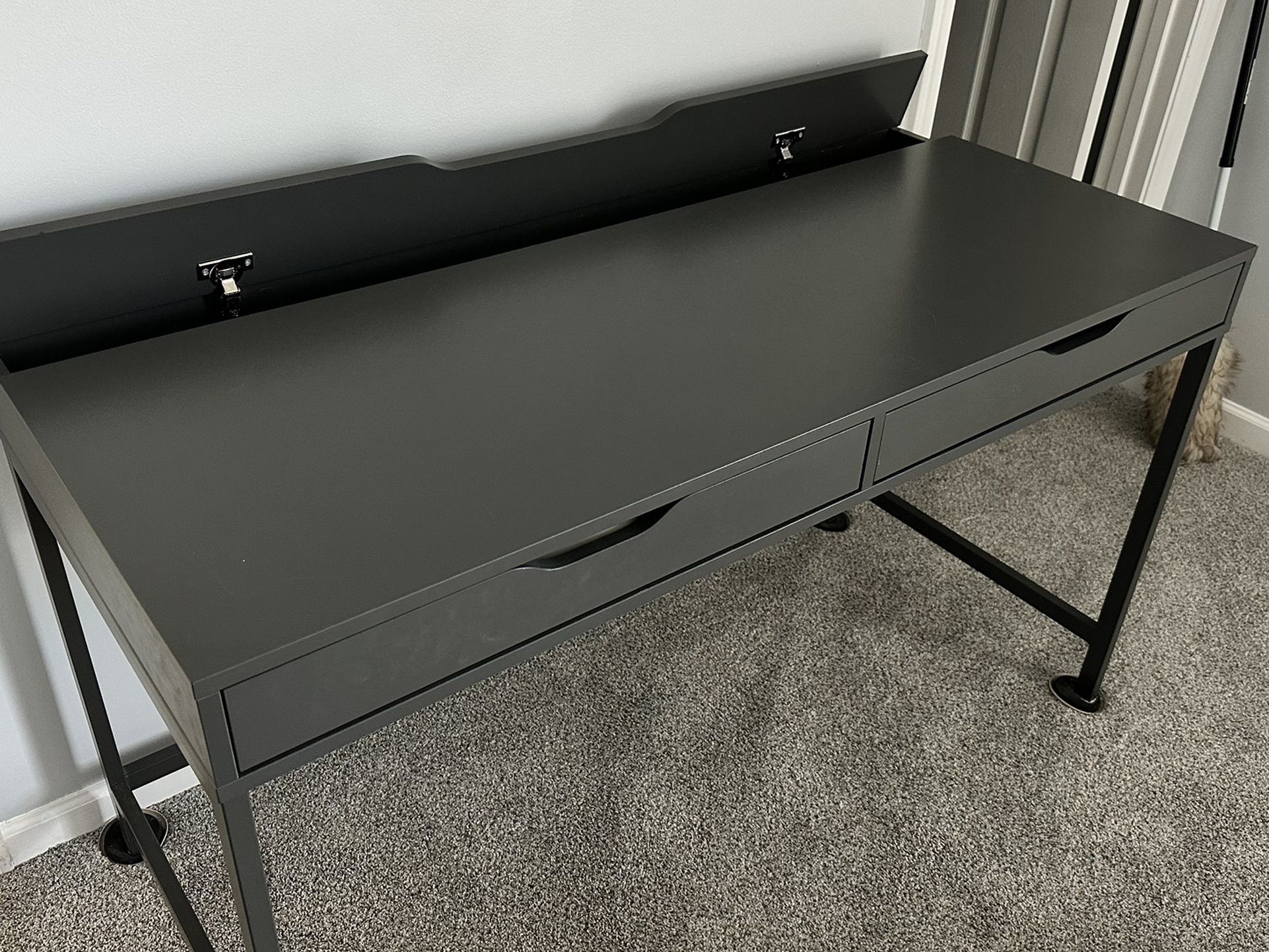 IKEA 2 Drawer Work Desk -grey Color