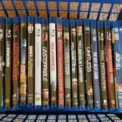 $5 each, Like New Blu-Ray Movies, Bluray Disc, No Scratches
