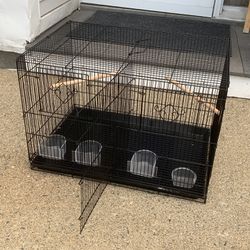 Breeding Birds Cage With Devider24/17/17 Inches 