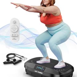 FLYBIRD Vibration Plate- 4D & Oscillation Two Types Vibration Platform, Whole Body Workout Vibration Plate Exercise Machine for Bone Density Building