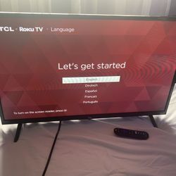 Small Tv TCL Roku 