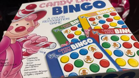 One bingo game set  candy land
