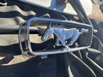 66 Mustang Horse Corral  Grill Emblem 