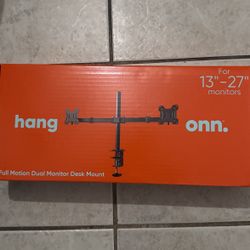 Dual Monitor Mount 13-27” New