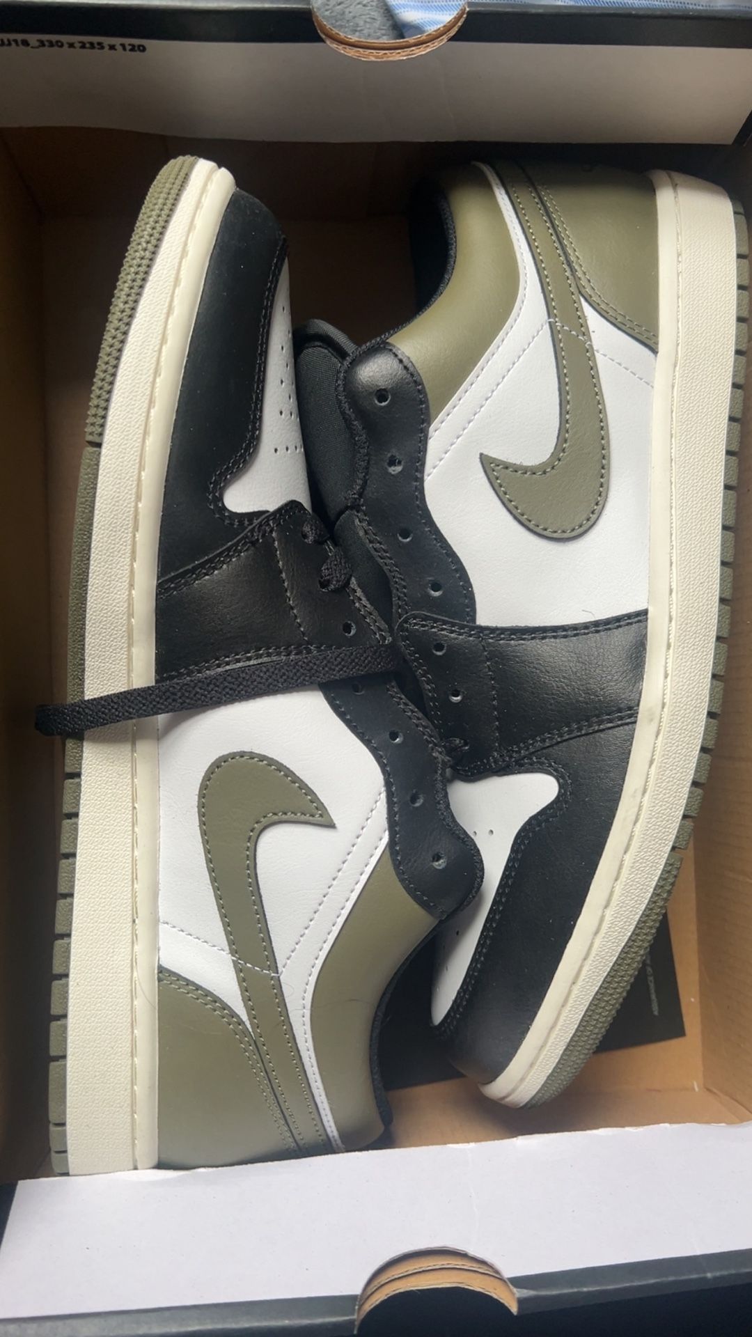 Air jordan 1 Low Noir/Olive