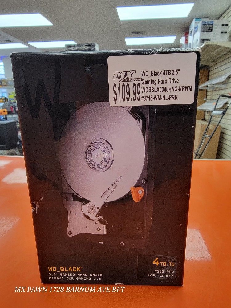 WD_Black 4TB Gaming Hard Drive