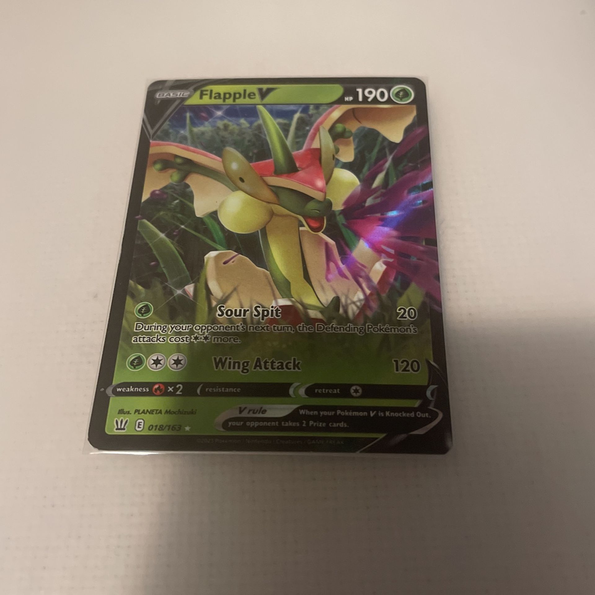 Pokémon Flapple V 18/163
