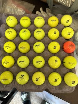 25 Neon Golf Balls