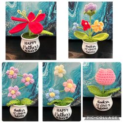 Crochet Tiny Pots For Teacher Appreciation And Mothers Day