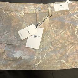 Forever 21 Cargo Skirt 