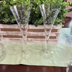 Princess House 2 Copas  Grandes 10” Pulgadas De Altas  