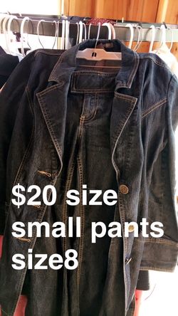 Jeans outfit comes with pants and jacket