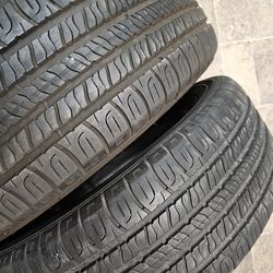 (2) 226 60 17 GOODYEAR TIRES $70 CARRY OUT