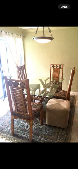 Bamboo Dining Set