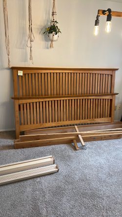 King size bed frame