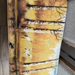 Floor Mat-nature Summer Woods Design