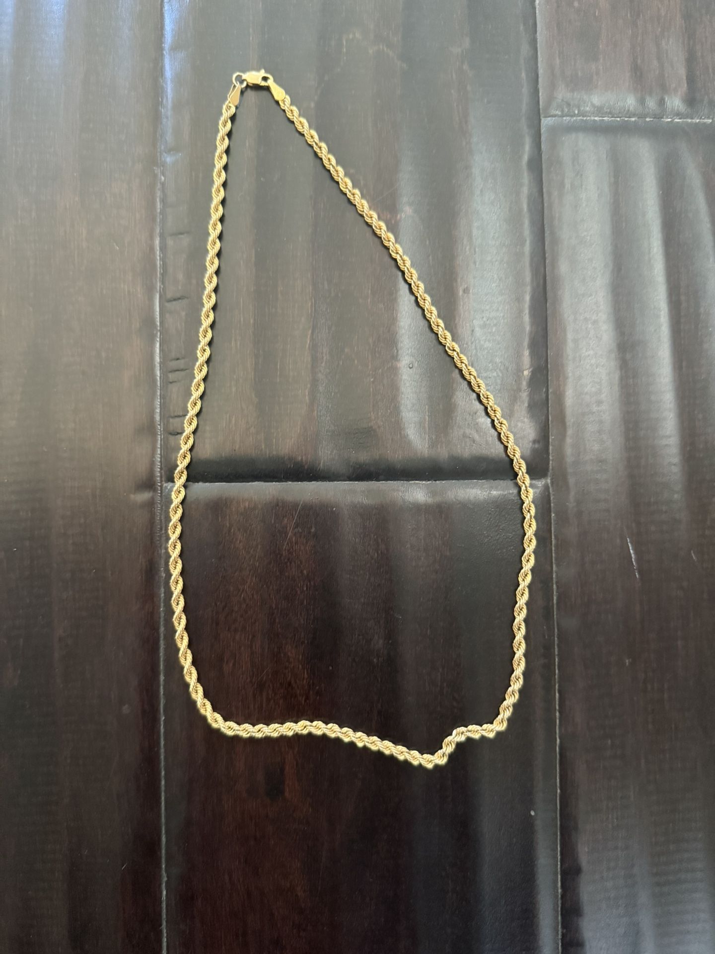 10K Gold Rope Chain 