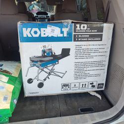 Cobalt 10-in Tile Saw With Stand New In Box