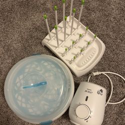 Phillips Avent Bottle Warmer Bottle Rack Microwave bottle sanitation