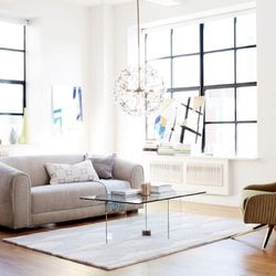 West Elm Cosima Glass Coffee Table