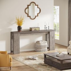 New Grey Extra Long Narrow Console/ Entryway Table