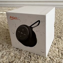 iFox Portable Bluetooth Shower Speaker, IPX7 Waterproof Outdoor Wireless Speaker, with a Built-in Mic