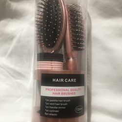 Hair Care 12 Piece Professional Quality Brush & Mirror Set