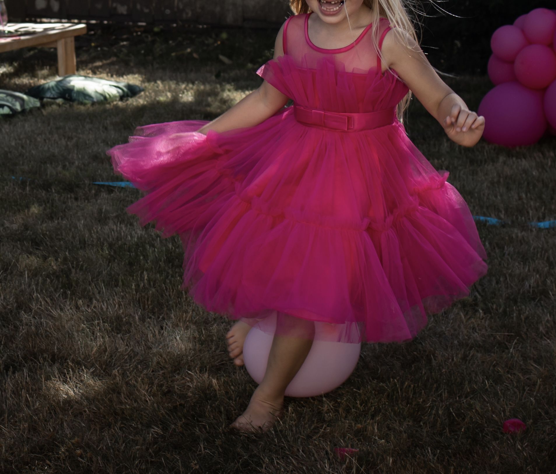 Pink Tulle Dress