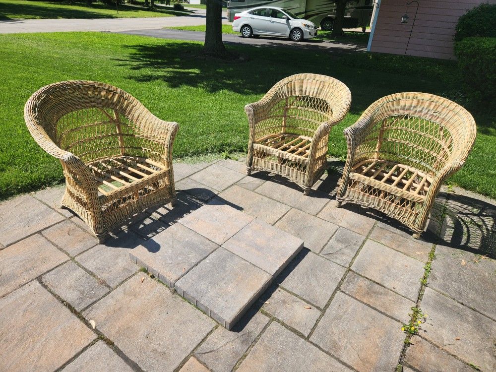 Vintage Wicker/Bamboo Chairs