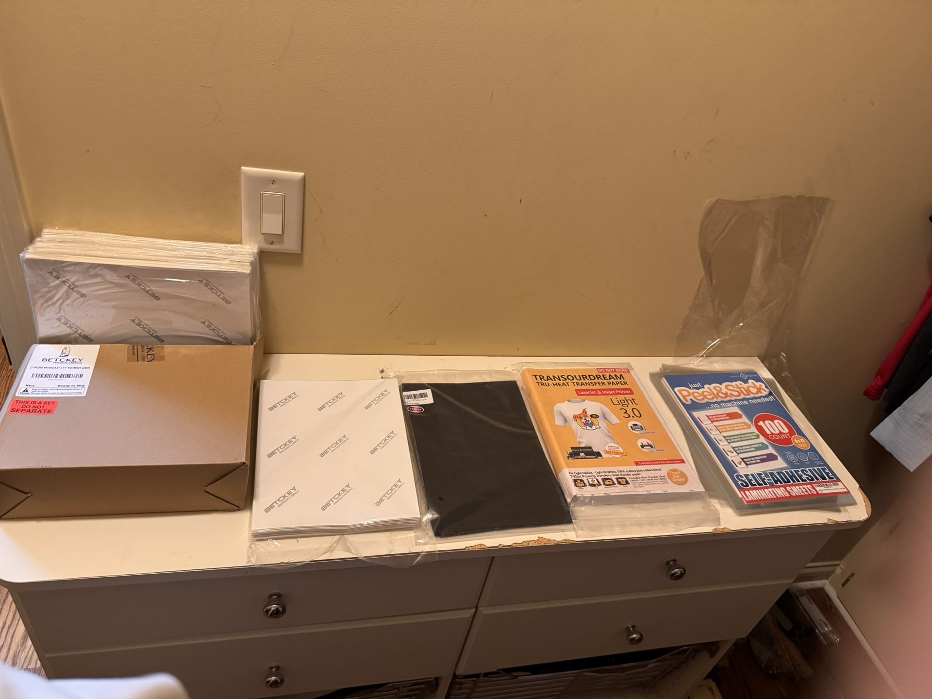 Premium Labels Cardstock Transfer Paper Laminating Sheets