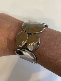 Expandable Silver-Colored Bracelet