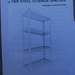 Garage Shed Storage Shelve Rack 