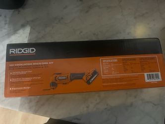 RIDGID 18V Oscillating Multi-Tool Kit