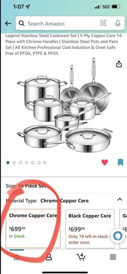 Legend Cookware 5 Ply All Stainless Cookware Review 