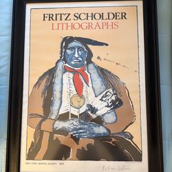 Fritz Scholder Lithograph 