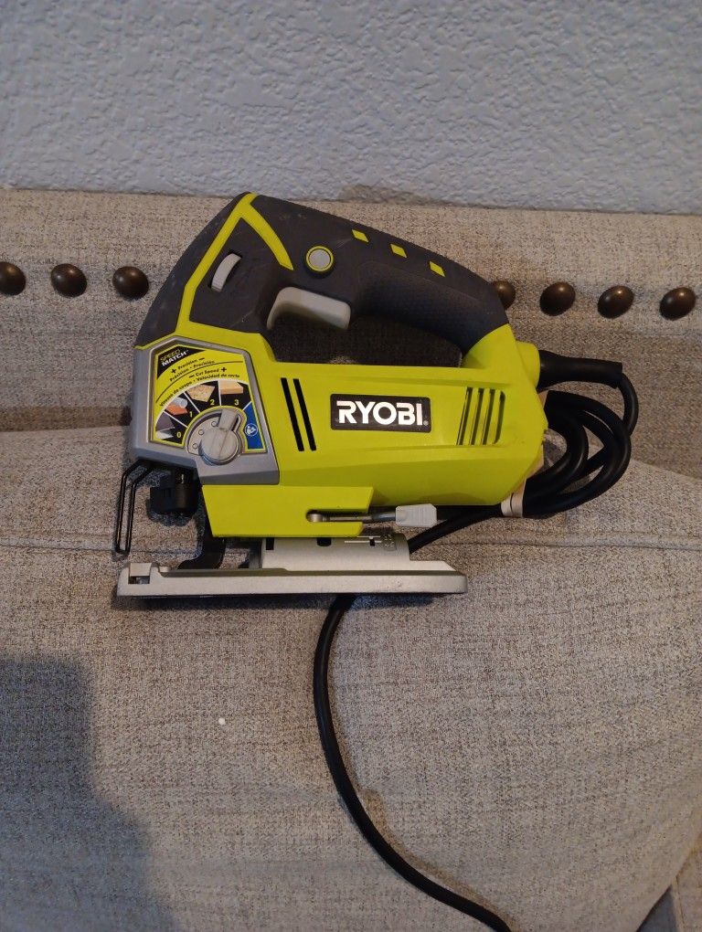 Ryobi 4.8 Amp Corded Variable Speed Jig Saw (Model: JS481LG)