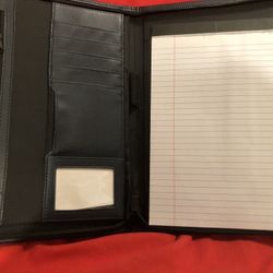 Business Zipper Portfolio Notebook 