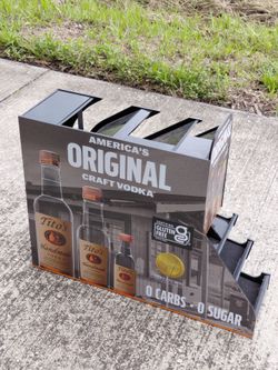 Tito’s Multi Bottle Gravity Feeder Counter Display