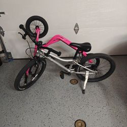 Girls Mongoose Scooter And 20" Glerc Belt Driven Bike