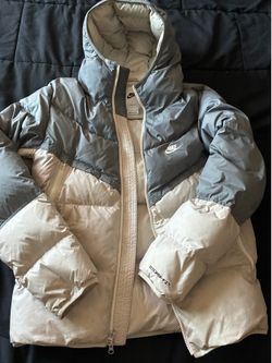 Nike Grey Multicolor Puffer Jacket