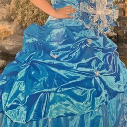 Beautiful  Blue 15(XV) Dress