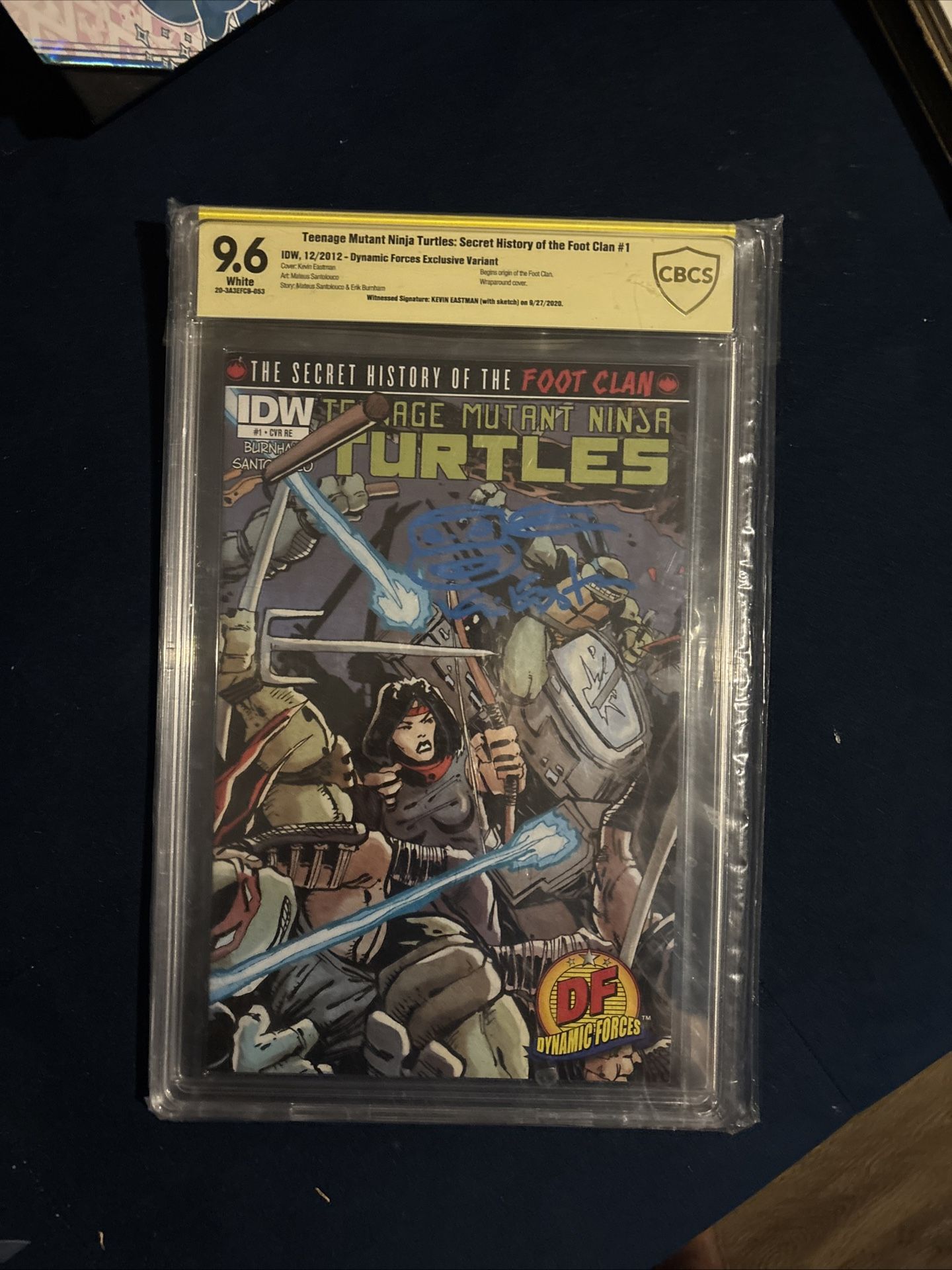 Ninja Turtles #1 Graded 9.6 And Signed By Kevin Eastman